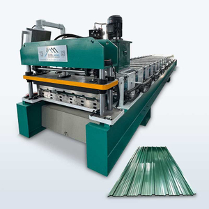 Steelmama Sri Lanka Popular máquina formadora de rollos de láminas para techos trapezoidales 774 de alto rendimiento