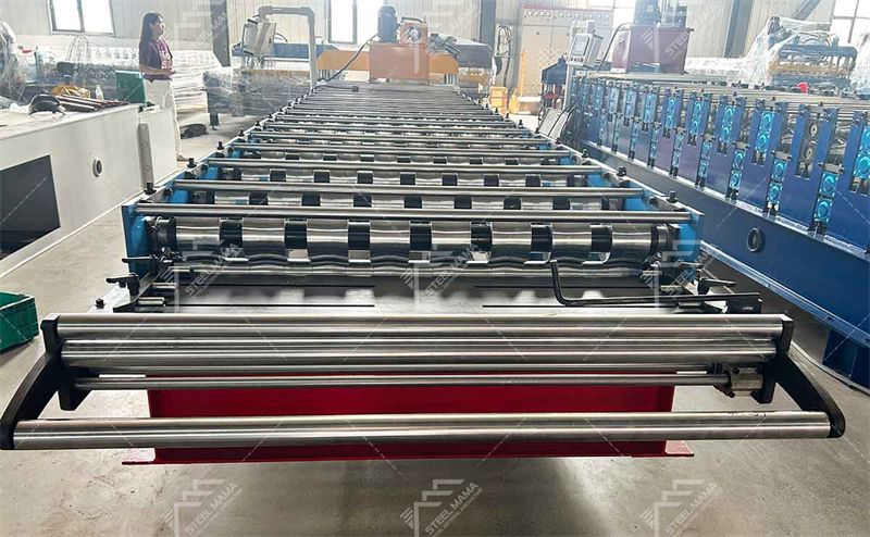 M&aacute;quina de panel de techo de acero trapezoidal