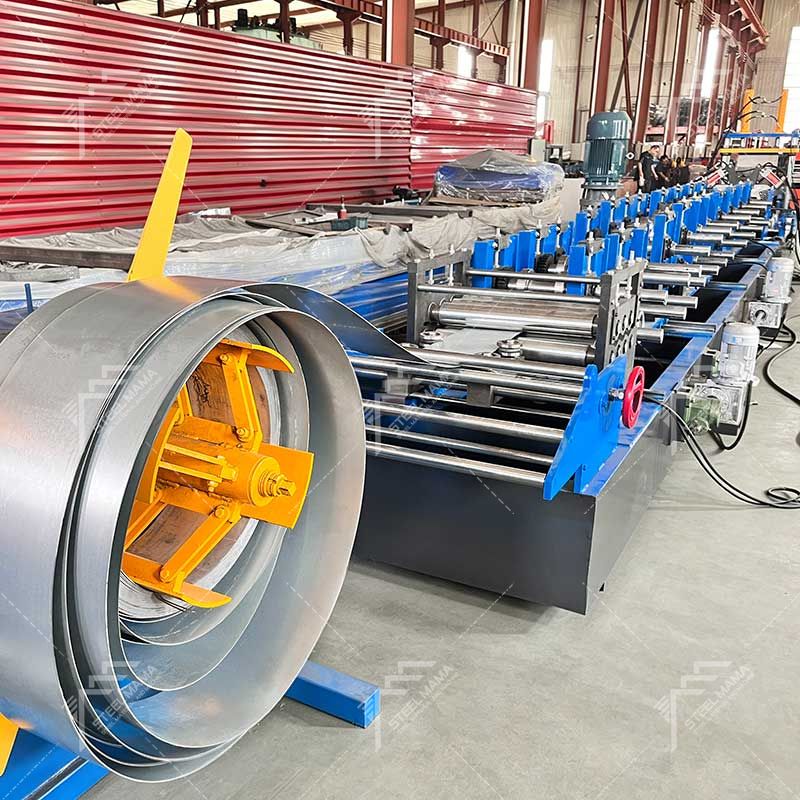 Línea de máquinas perfiladoras de correas C totalmente automáticas de primera calidad Steelmama para México