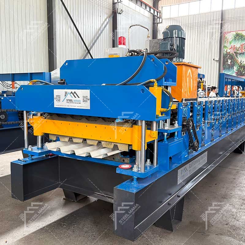Steelmama Sudáfrica Popular máquina de doble capa de láminas para techos de tejas de acero de color 686 IBR y 725 de alta eficiencia