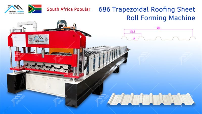 M&aacute;quina de l&aacute;minas para techos trapezoidales