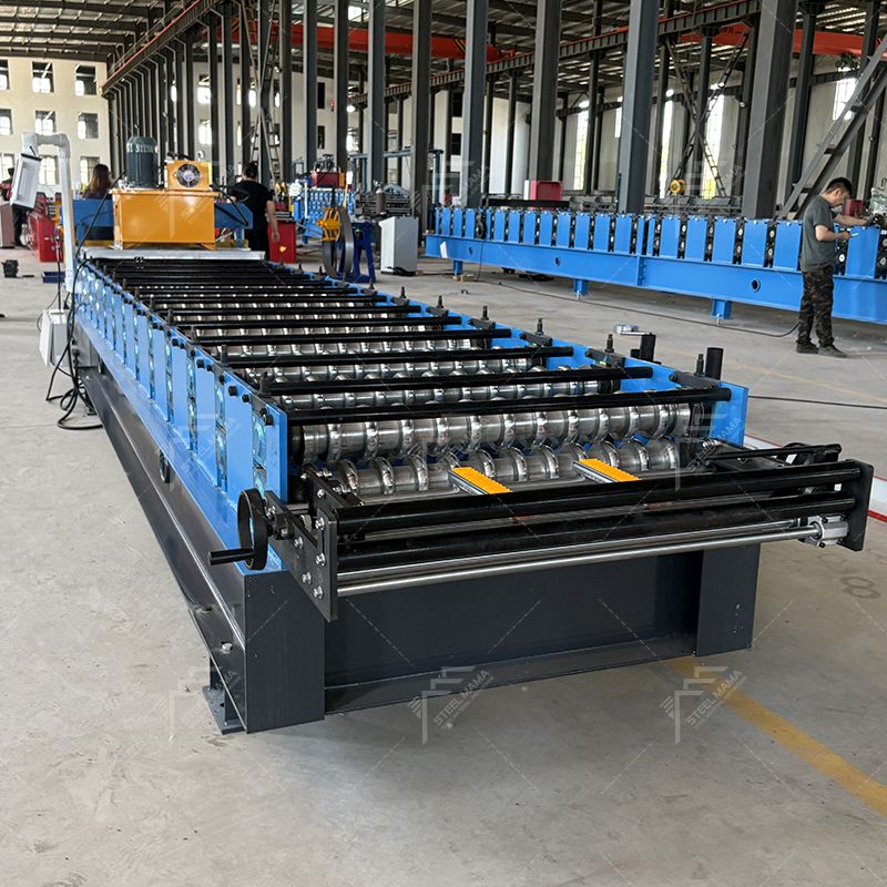 Máquina formadora de rollos de láminas de techo corrugado de metal de alto nivel popular de Zambia